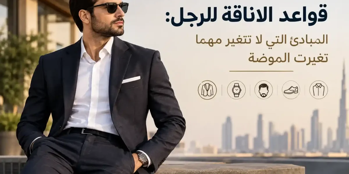 قواعد الاناقة للرجل: المبادئ التي لا تتغير مهما تغيرت الموضة